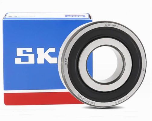 6306 2RS SKF Σφραγισμένο σφαιρικό λακκούβα με βαθιά αυλάκια 30x72x19mm Καθορισμένο στατικό φορτίο (Cor) 15.2 KN