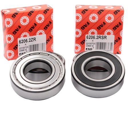 FAG 6205 Ατσάλινος βαθύς γραμμής ρουλέας 25 mm πλάτος ρουλέας για μηχανήματα υψηλής ακρίβειας