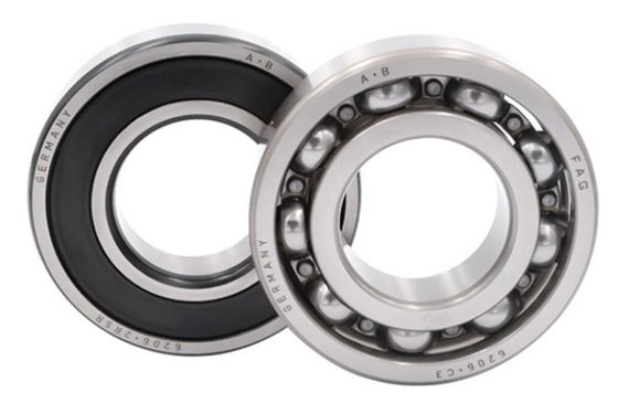 Δύο σειρές βαθύς γραμμής ράβδου 6206 C3 30 mm εσωτερική διάσταση τυπογραφίας ατσάλινο κλουβί