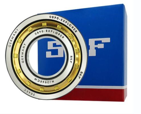 SKF NJ206EC Μία σειρά κυλινδρικών ρυμουλκούμενων εσωτερική διάσταση 30 mm Περιοριστική ταχύτητα λιπαντικού 8500 σ/min για απαιτητικά βιομηχανικά περιβάλλοντα